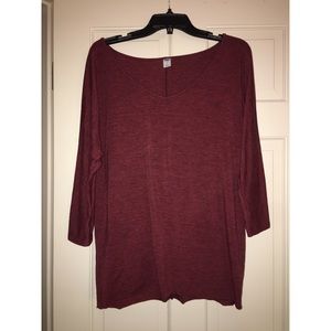 Old Navy Burgundy Shirt